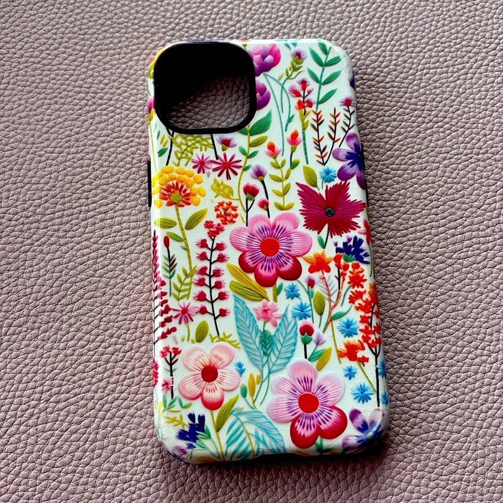 Embroidered Wild Flower Etsy IPhone 14 Case